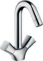 2-handle basin mixer 150 without waste set