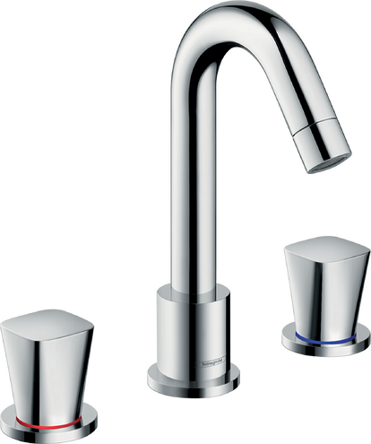 3-hole rim mounted bath mixer