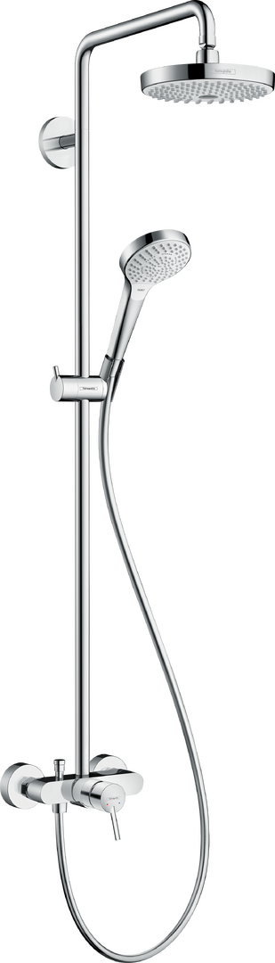Showerpipe 180 2jet with single lever mixer
