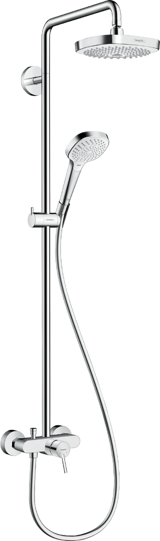 Showerpipe 180 2jet with single lever mixer