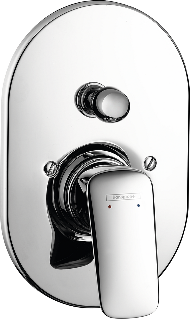 Single lever bath mixer for concealed installation