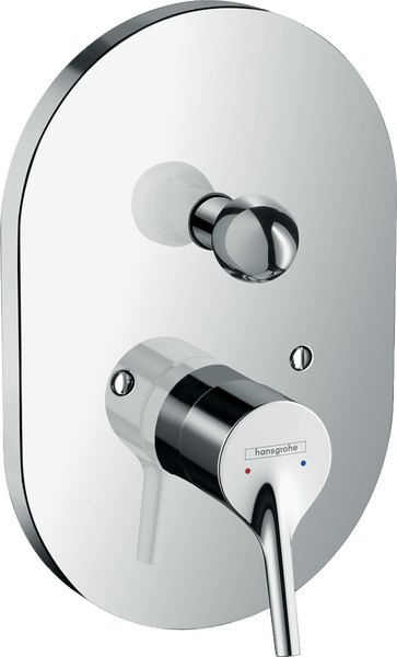 Single lever bath mixer for concealed installation