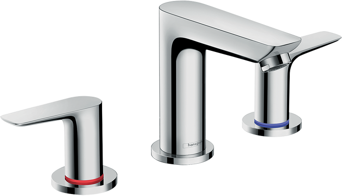 3-hole basin mixer with pop-up waste set