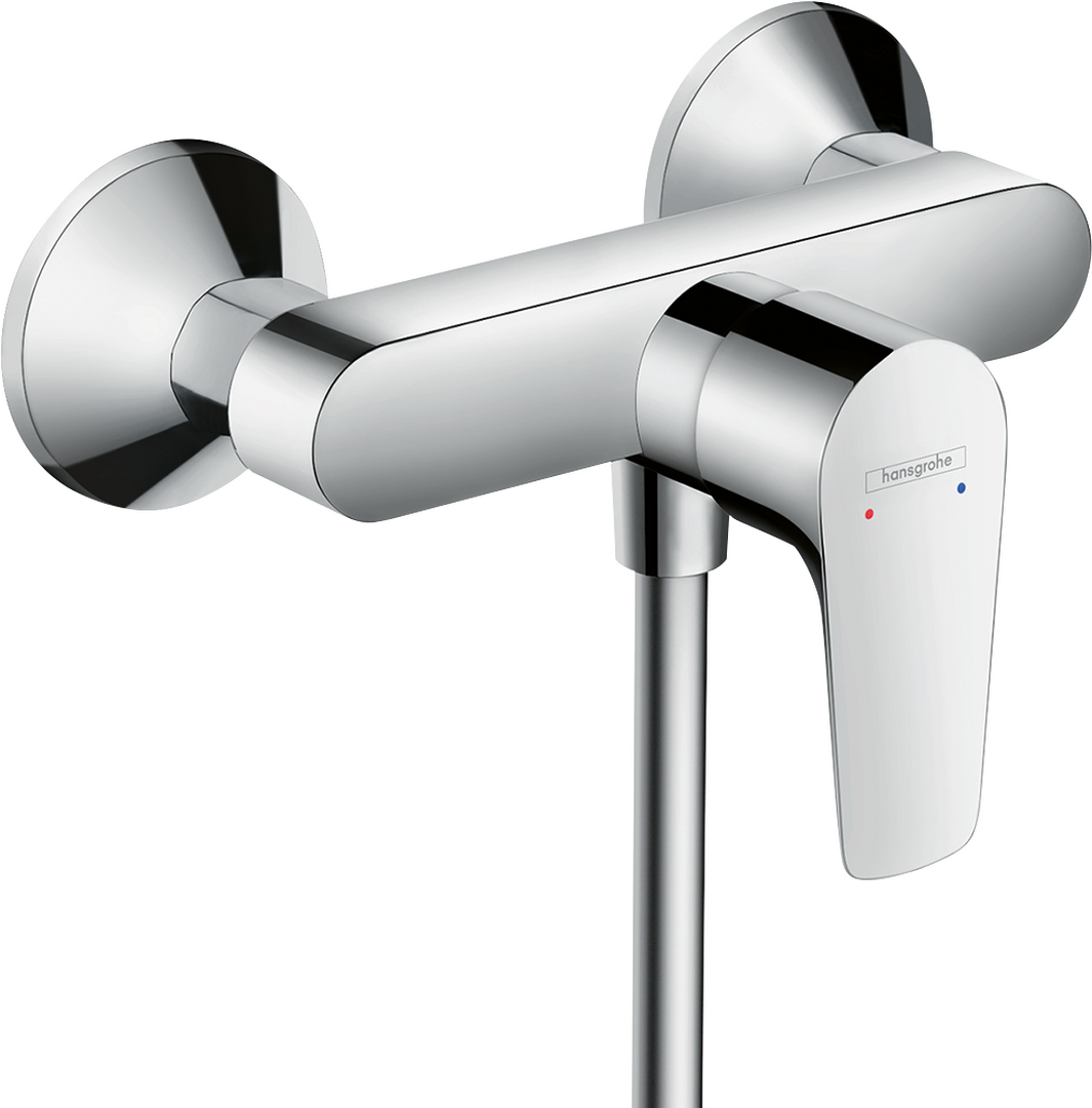 ééngreeps douchemengkraan opbouw