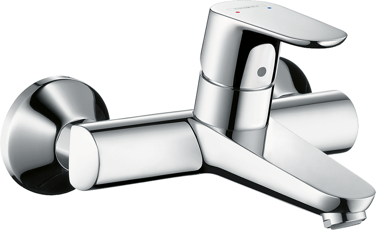 hansgrohe Washbasin mixers: Focus, Single lever basin mixer for exposed ...