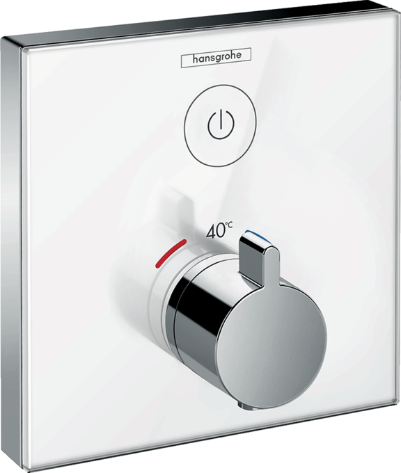 Thermostat for concealed installation for 1 function