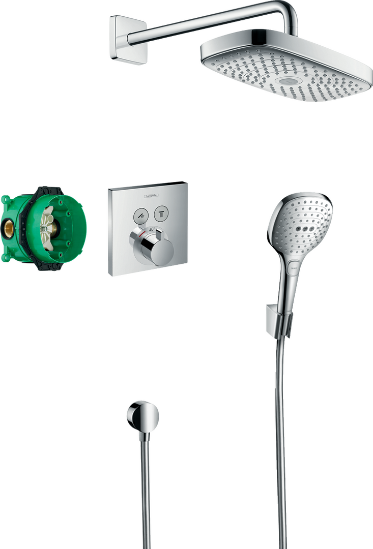 inbouw ShowerSet met ShowerSelect thermostaat