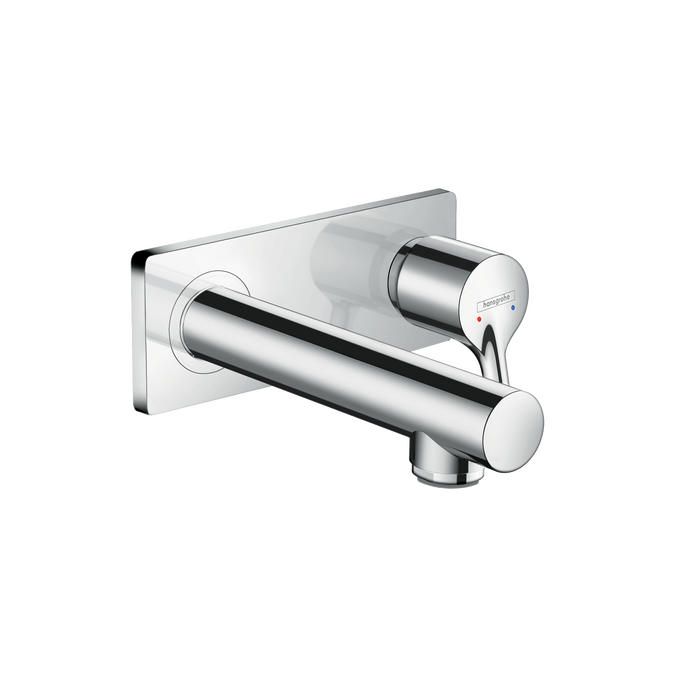Single lever basin mixer for concealed installation wall-mounted with spout 16.5 cm