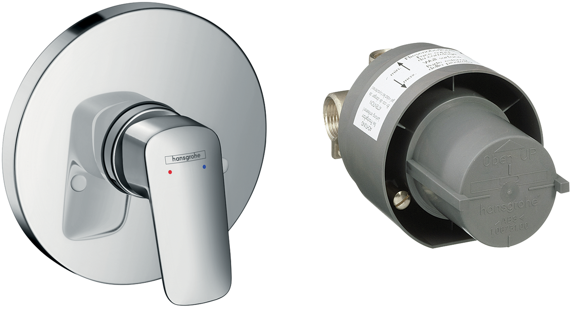 douchemengkraan complete set afbouwdeel