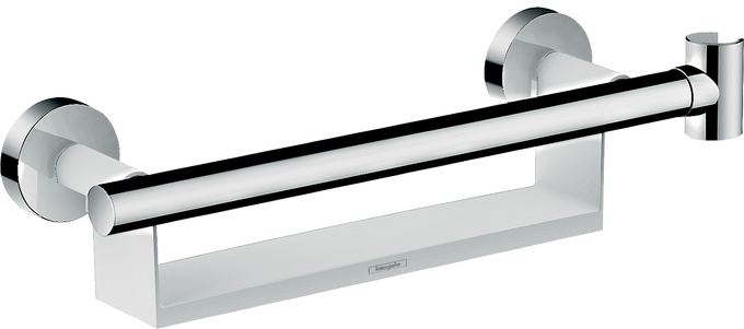 Drążek prysznicowy Comfort z półką i uchwytem prysznicowym