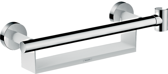 hansgrohe Shower support: Unica, Grab handle Comfort with shelf and ...
