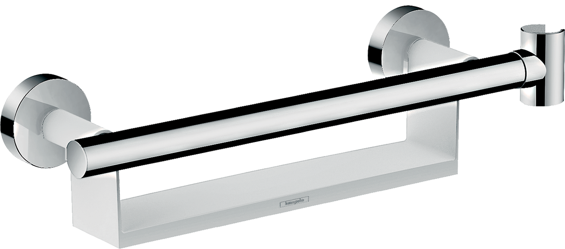 hansgrohe Shower support Unica, Grab handle Comfort with shelf and