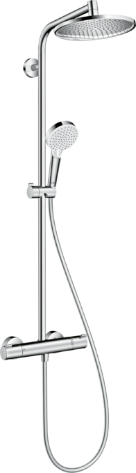 Showerpipe 240 1jet EcoSmart with thermostat