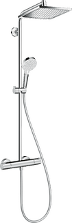 (o^^o)① hansgrohe Shower pipes: Crometta E, 1 spray mode, Item No. 27284000