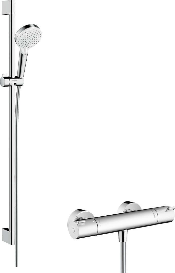 hansgrohe Shower combination Crometta, Shower system for exposed