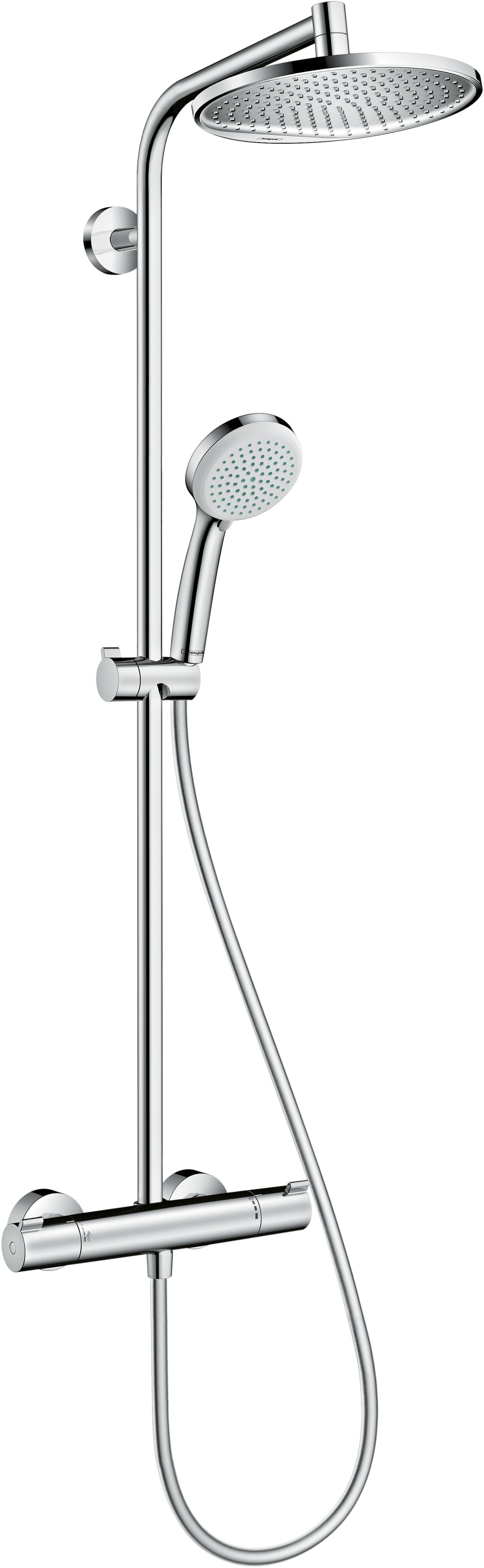 淋浴管240 单速，带恒温淋浴龙头