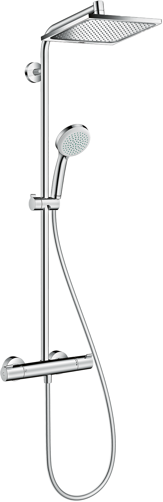 淋浴管240 单速，带恒温淋浴龙头