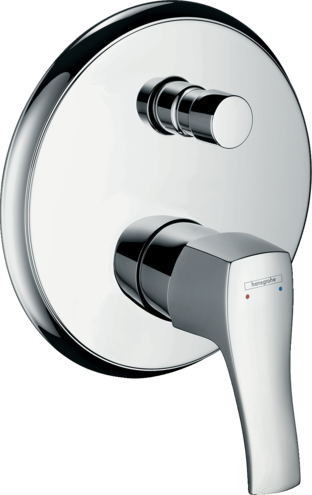 Single lever bath mixer for concealed installation