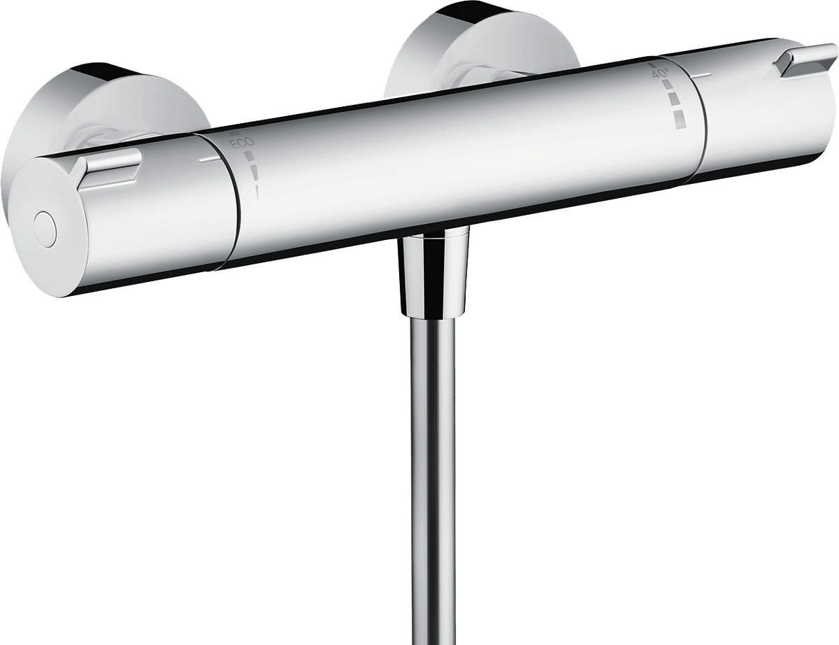 Observatie wandelen paddestoel Ecostat Shower mixers: two-handle, 1 function, Chrome, Item No. 13211000 |  hansgrohe INT