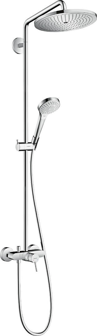 Showerpipe 280 1jet with single lever mixer 2 ticks