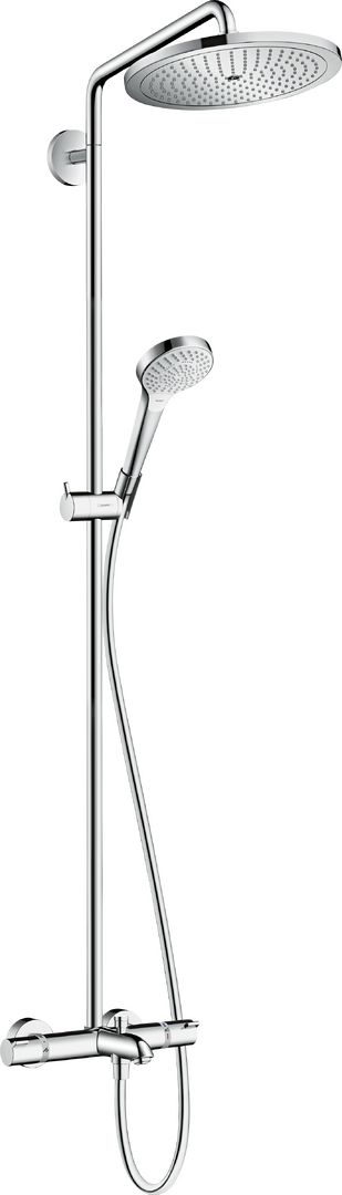 Showerpipe 280 1jet 2 ticks with bath thermostat