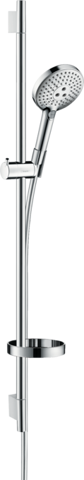 doucheset 120 3jet EcoSmart 9 l/min met Unica'S Puro glijstang 90 cm en zeepschaal