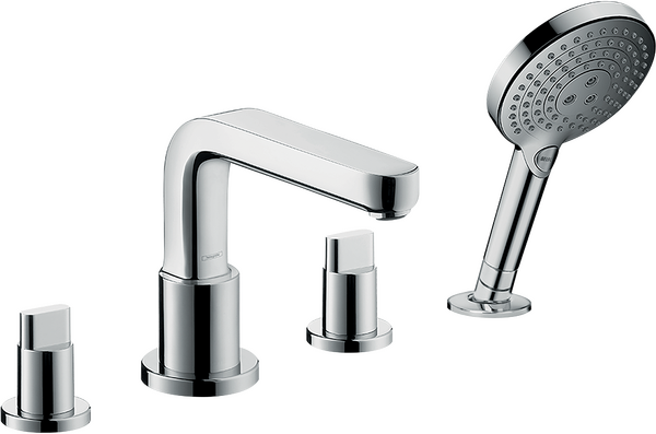 4-hole rim mounted bath mixer