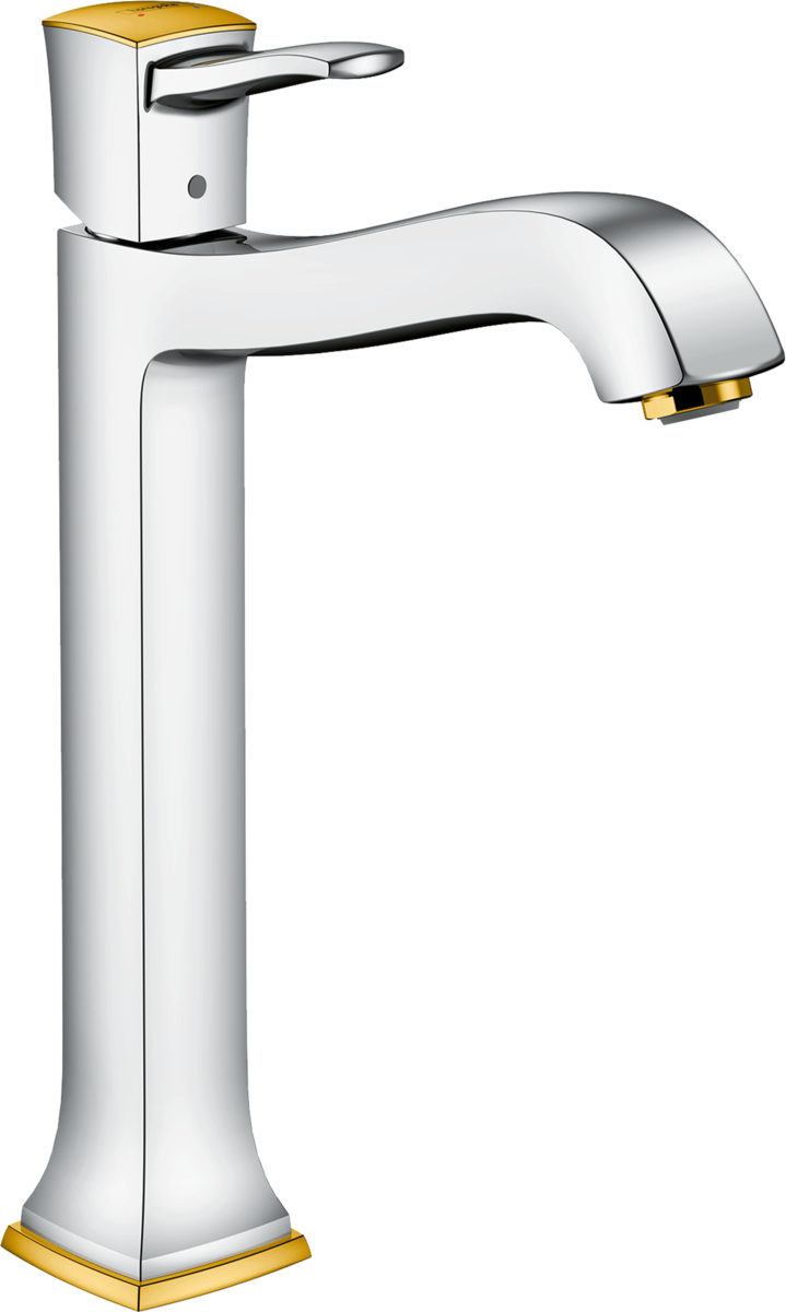 Single lever basin mixer 260 with lever handle for washbowls with pop-up waste set