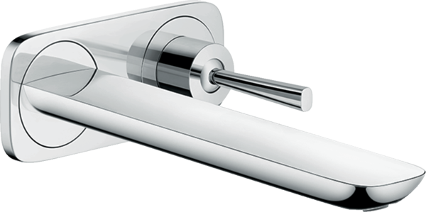 Single lever basin mixer for concealed installation wall-mounted with spout 22.5 cm