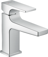 Single lever basin mixer 100 with lever handle for handrinse basins with push-open waste set