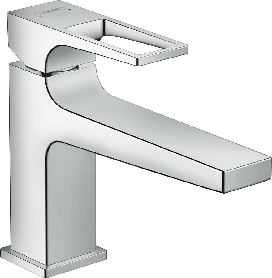 iBathUK Wall Mounted Basin Sink Mixer Tap Chrome Bathroom Faucet Waste Set TB3206S 