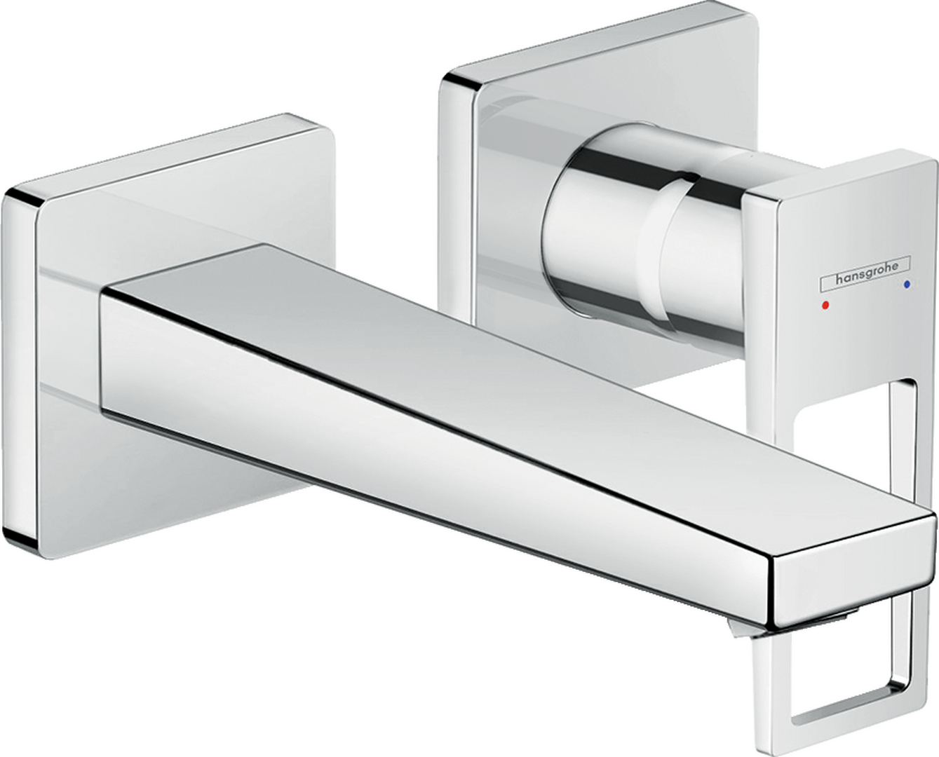 Einhebel-Waschtischmischer Unterputz für Wandmontage mit Bügelgriff und Auslauf 16