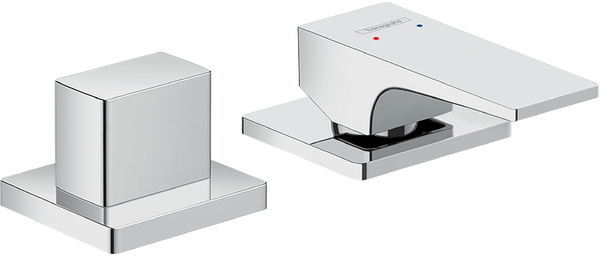 Rubinetteria 2 fori monocomando bordo vasca con maniglia a leva