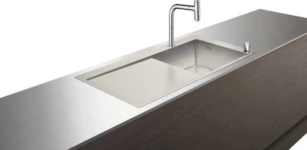 C71-F450-07 Combi spoeltafel 450 met afdruipvlak C71-F450-07 Combi spoeltafel 450 met afdruipvlak