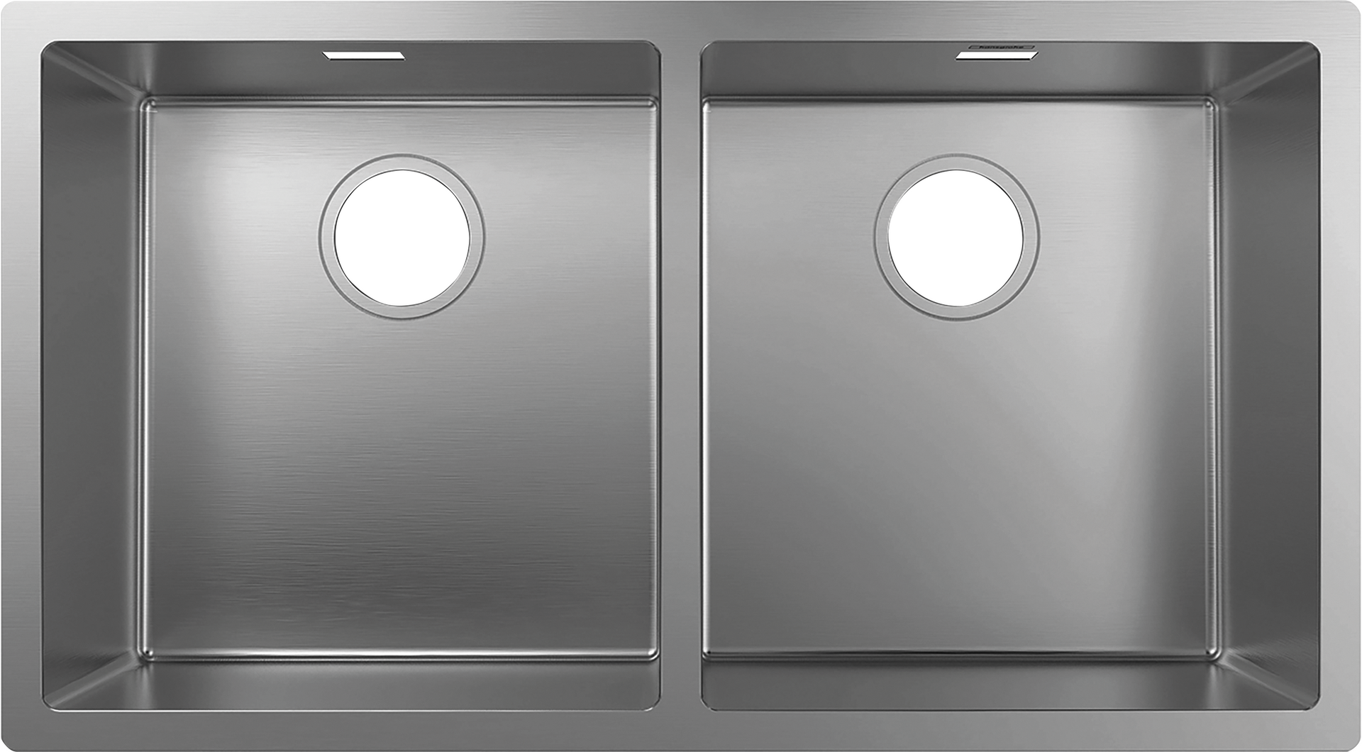 S719-U765 alta-asennettava teräsallas 370/370 kivitasoon