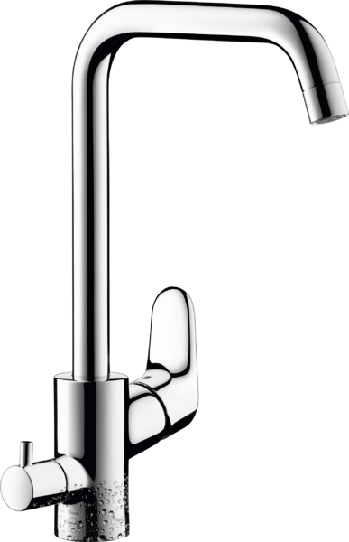 Single lever kitchen mixer L, device shut-off valve, 1jet, DZR