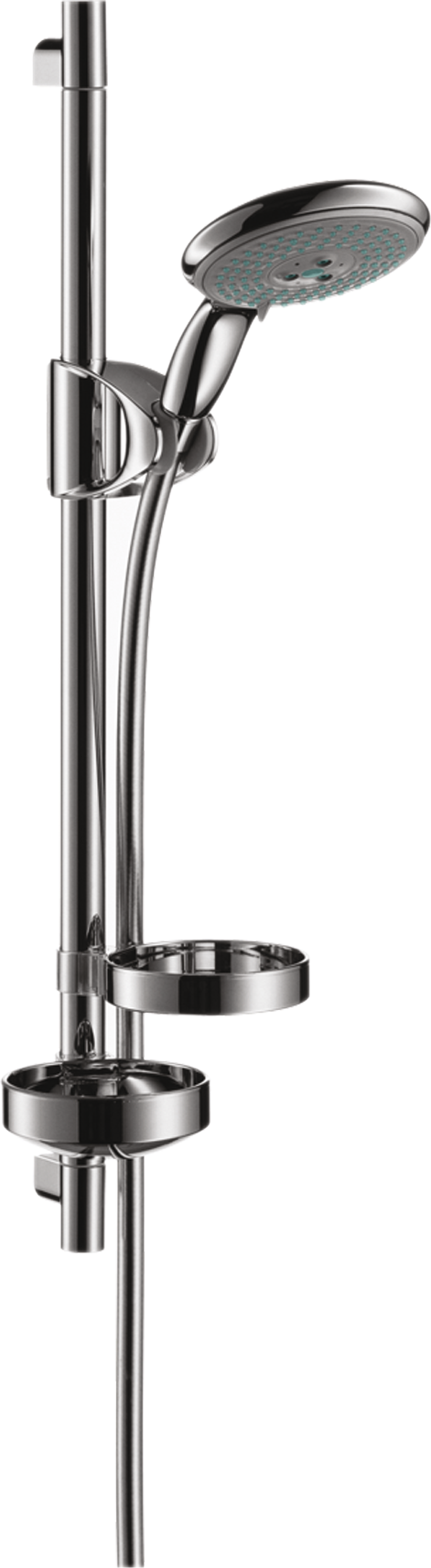 Raindance E 120 Air 3jet hand shower/ Unica'D wall bar 0.65 m set