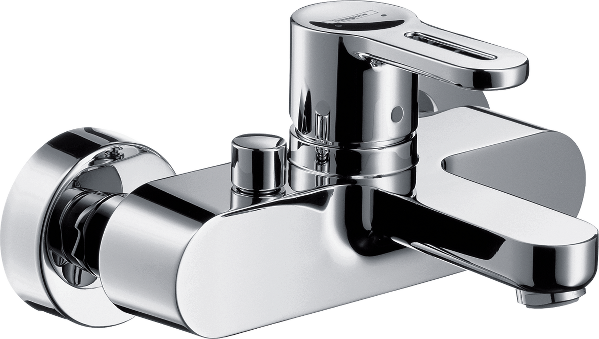Single lever bath mixer for exposed installation