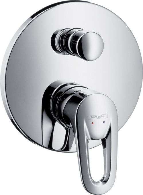 Afbouwdeel ééngreeps inbouw badmengkraan met zekerheidscombinatie