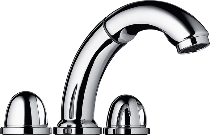 3-Hole Rim-Mounted Bath Mixer