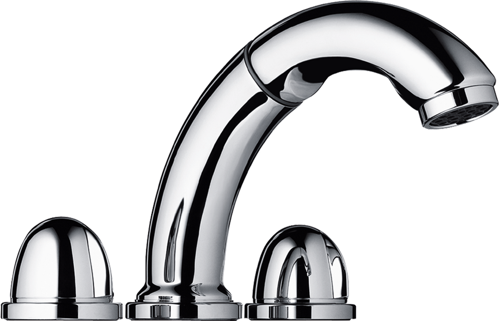 3-Hole Rim-Mounted Bath Mixer