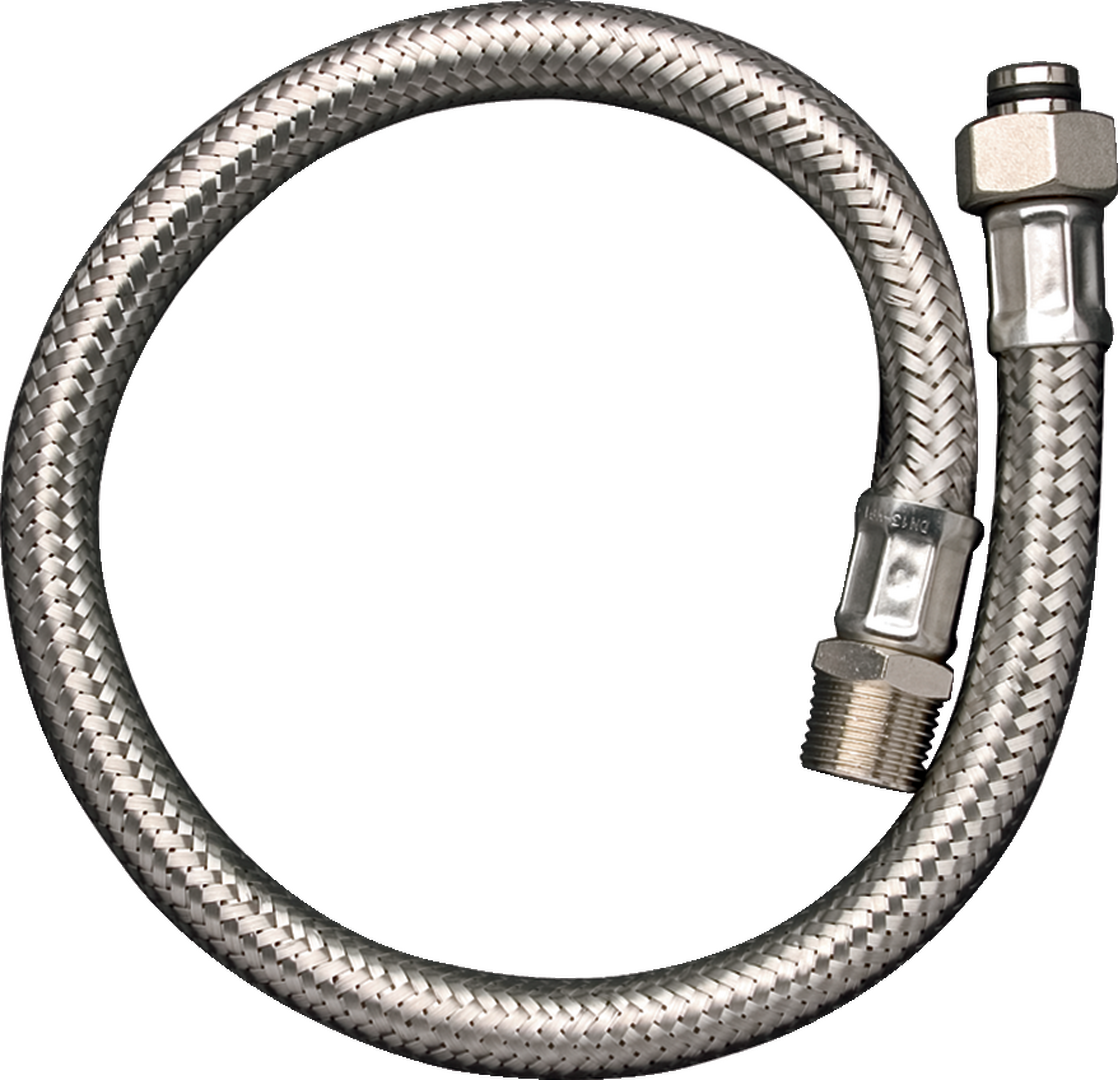 Připojovací trubka pro 2otvorovou baterii na okraj vany s termostatem