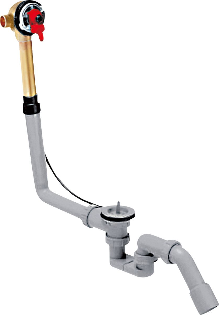 hansgrohe Basic set for bath filler with waste and overflow Exafill