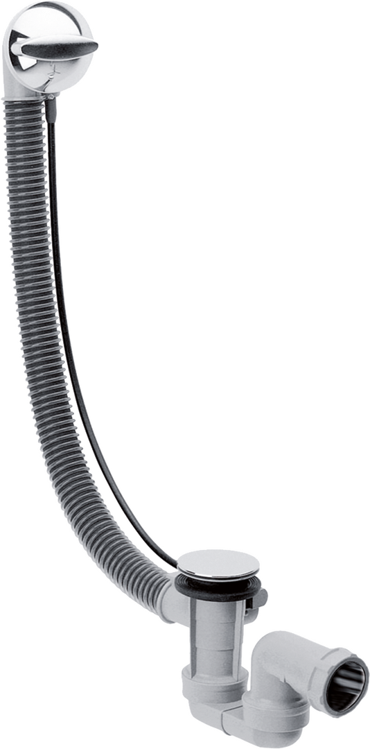 Komplettset Ablauf- und Überlaufgarnitur für Normalwannen