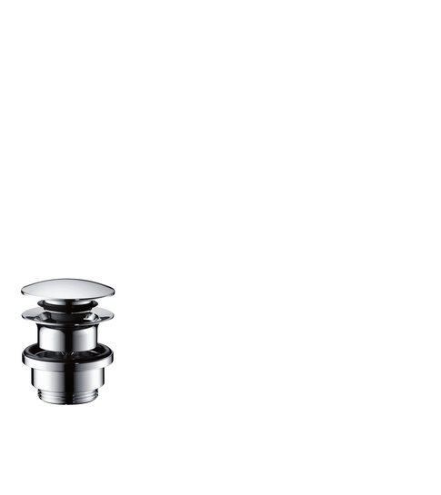 hansgrohe Sistema de desagüe para fregadero: D17-10 Vaciador con rebosadero  con válvula manual para cubeta doble de granito, ref. 43928000