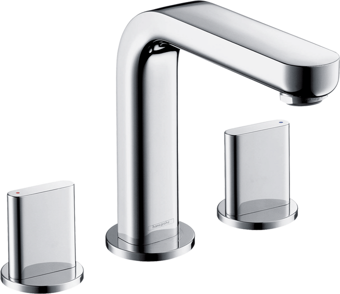 3-hole basin mixer with pop-up waste set
