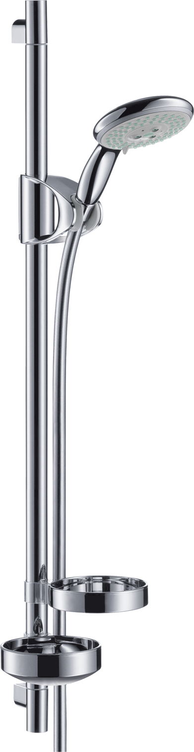 Raindance E 100 Air 3jet hand shower/ Unica'D wall bar 0.65 m set
