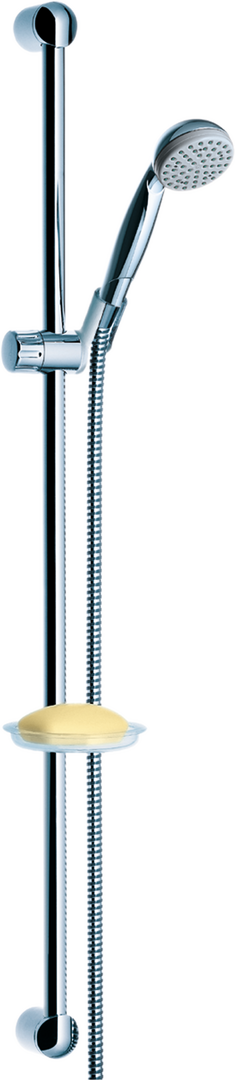 Croma 1jet hand shower/ Unica'S wall bar 0.90 m set