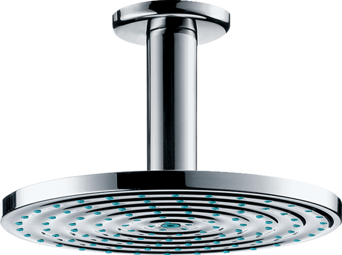 Overhead shower 180 1jet with ceiling connector