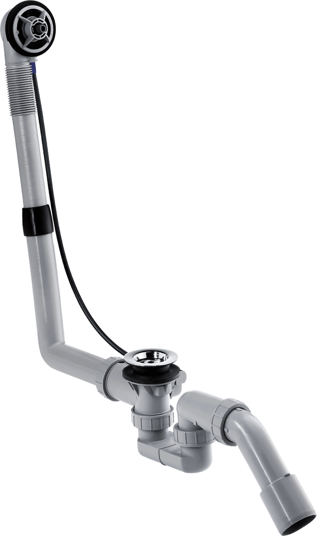 Grundkörper Flexaplus Wannenab- und Überlaufgarnitur G 1 ½ mit starrem Überlaufrohr für Normal- und Duschwannen